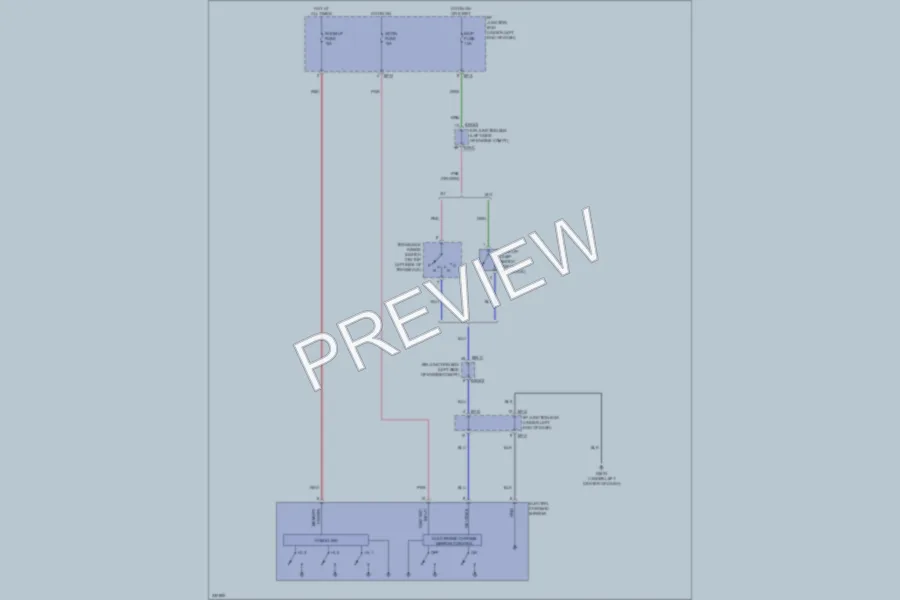 2010 Kia Sportage Power Mirrors wiring diagram preview