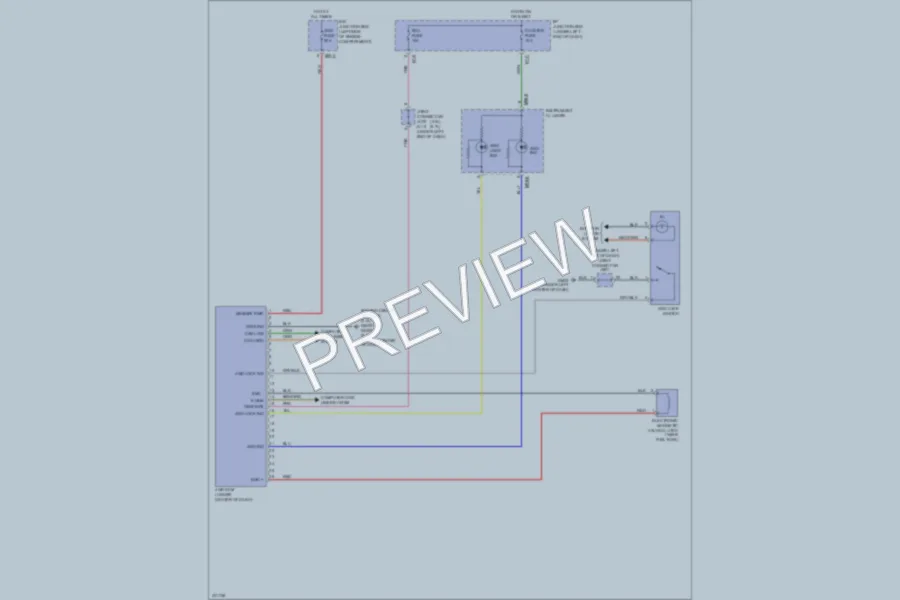 2010 Kia Sportage Transmission wiring diagram preview