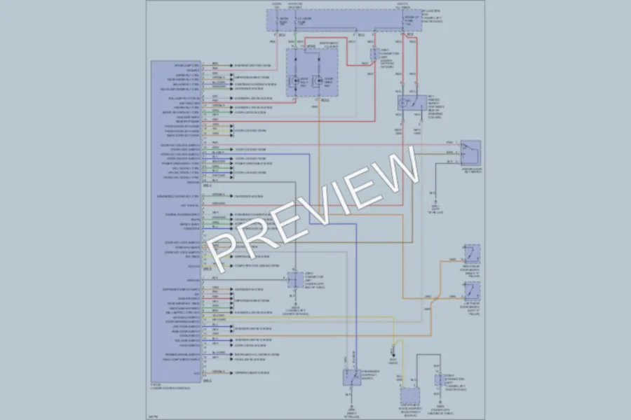 2010 Kia Sportage Warning Systems wiring diagram preview