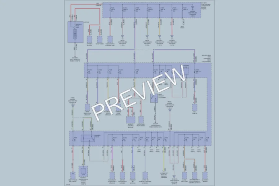 2010 LandRover LR2 Power Distribution wiring diagram preview