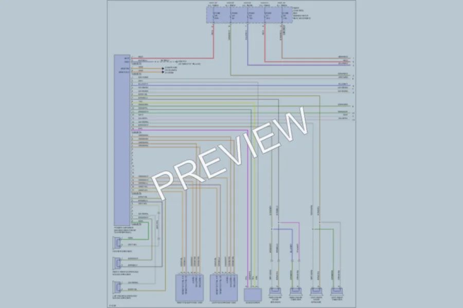 2010 LandRover LR2 Radio wiring diagram preview