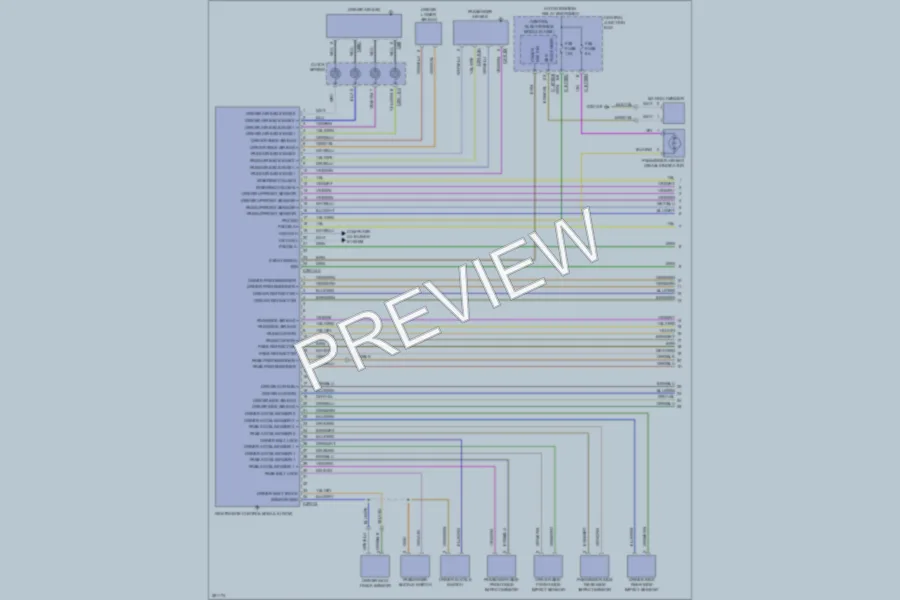 2010 LandRover LR2 Supplemental Restraints wiring diagram preview
