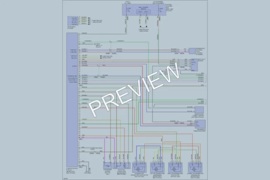 2010 LandRover LR4 Air Conditioning wiring diagram preview