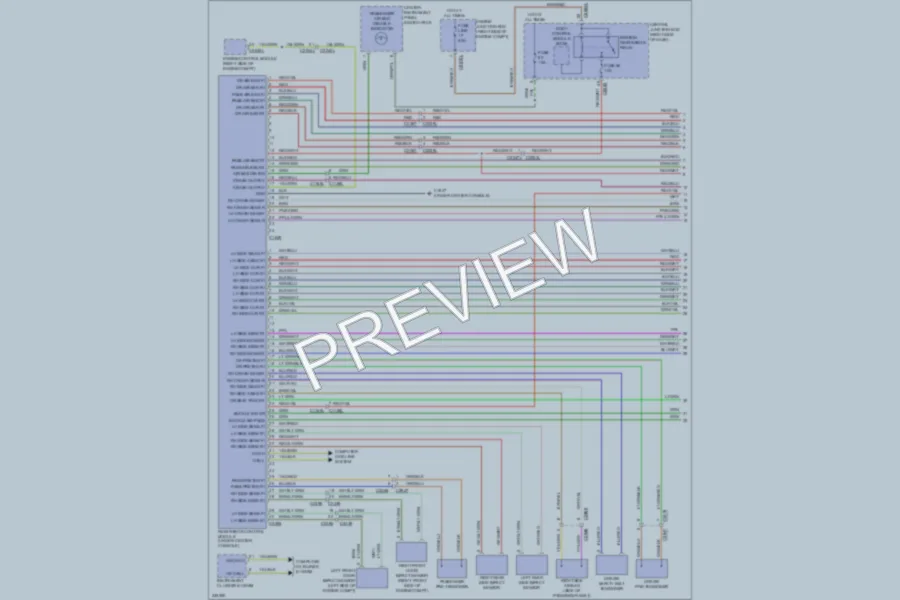 2010 LandRover LR4 Supplemental Restraints wiring diagram preview