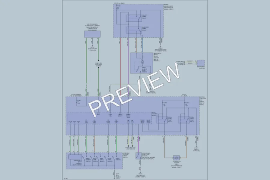 2010 LandRover LR4 Wiper Washer wiring diagram preview