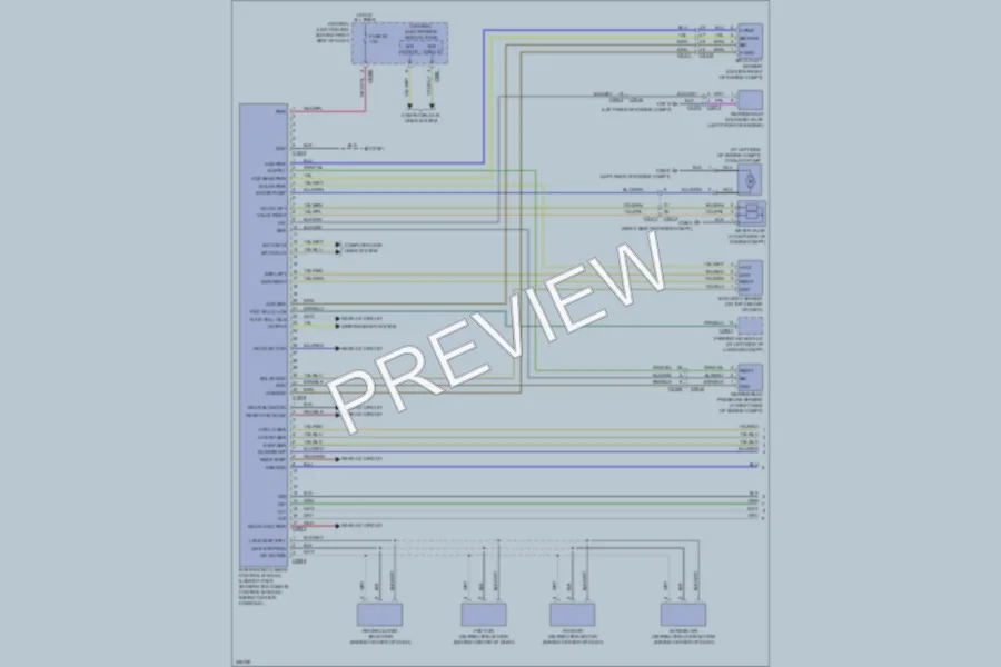 2010 LandRover RangeRover Air Conditioning wiring diagram preview