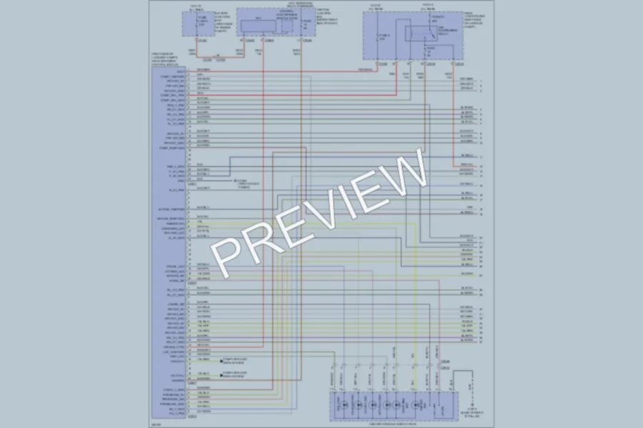2010 LandRover RangeRover Electronic Suspension wiring diagram preview