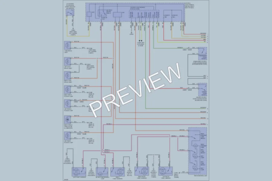 2010 LandRover RangeRover Interior Lights wiring diagram preview
