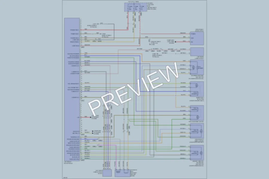 2010 LandRover RangeRover Memory Systems wiring diagram preview
