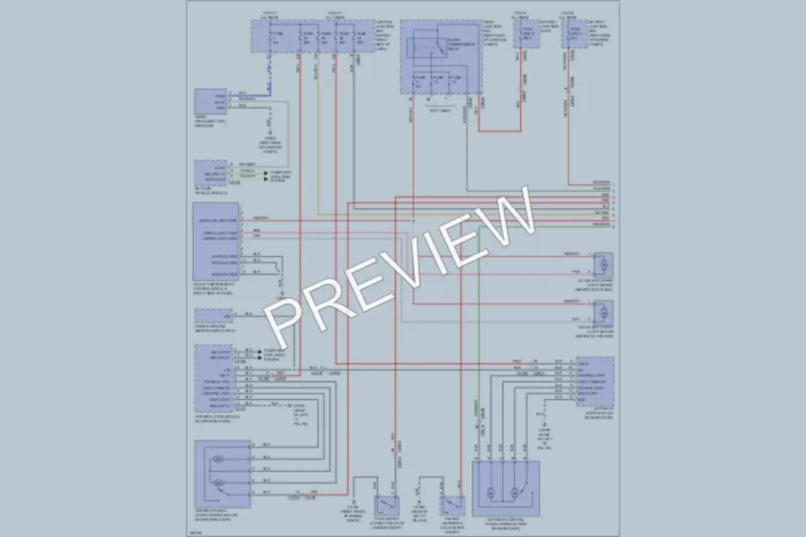 2010 LandRover RangeRover Power Door Locks wiring diagram preview