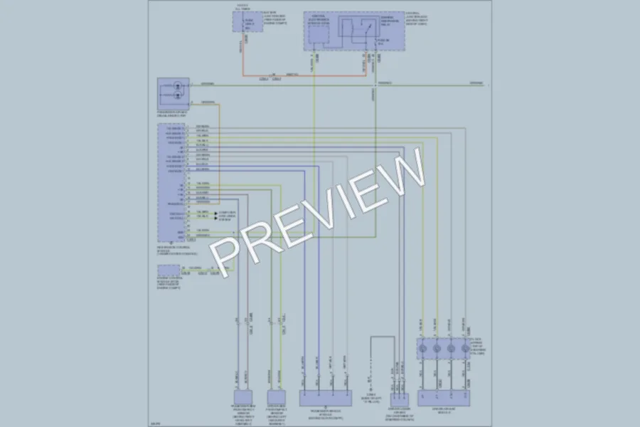 2010 LandRover RangeRover Supplemental Restraints wiring diagram preview