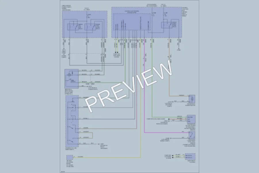 2010 LandRover RangeRover Wiper Washer wiring diagram preview