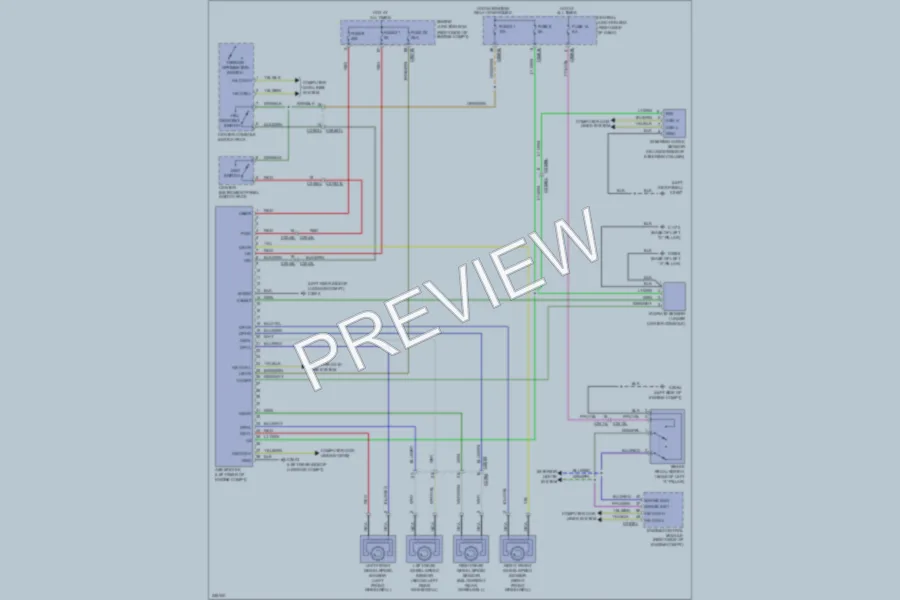 2010 LandRover RangeRoverSport Anti Lock Brakes wiring diagram preview