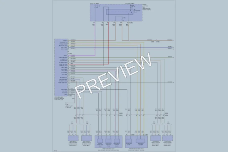2010 LandRover RangeRoverSport Electronic Suspension wiring diagram preview