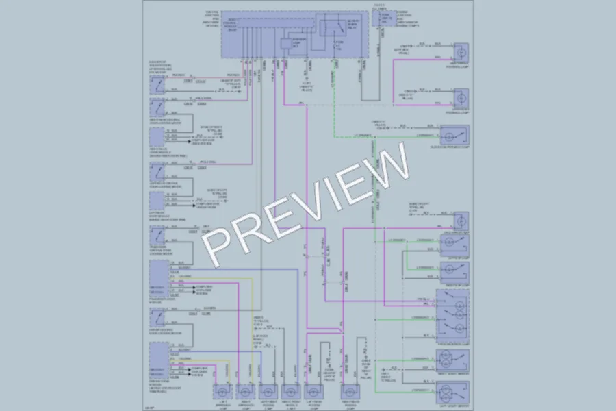 2010 LandRover RangeRoverSport Interior Lights wiring diagram preview