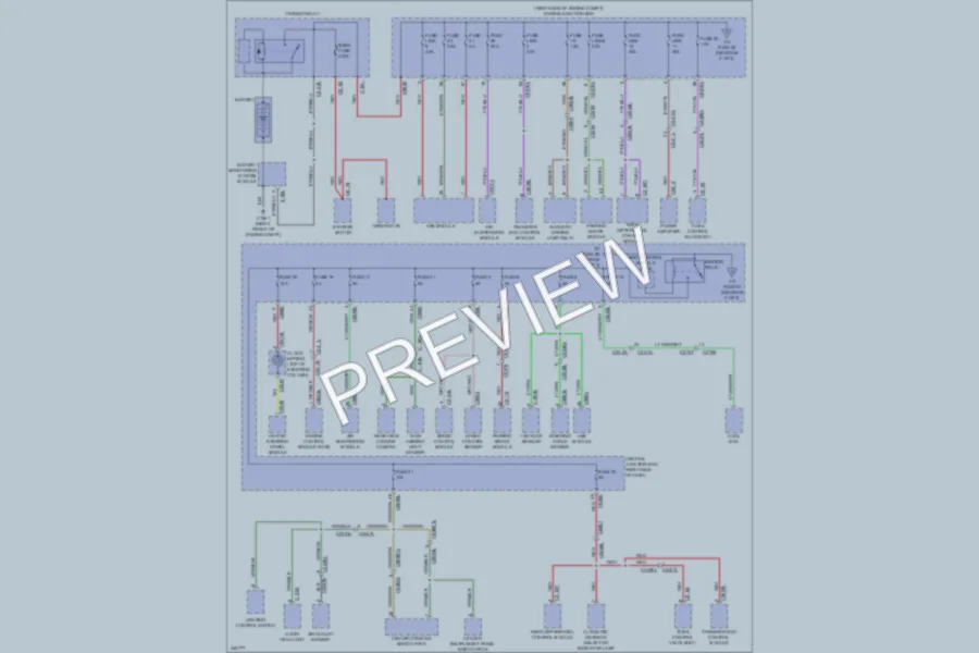 2010 LandRover RangeRoverSport Power Distribution wiring diagram preview