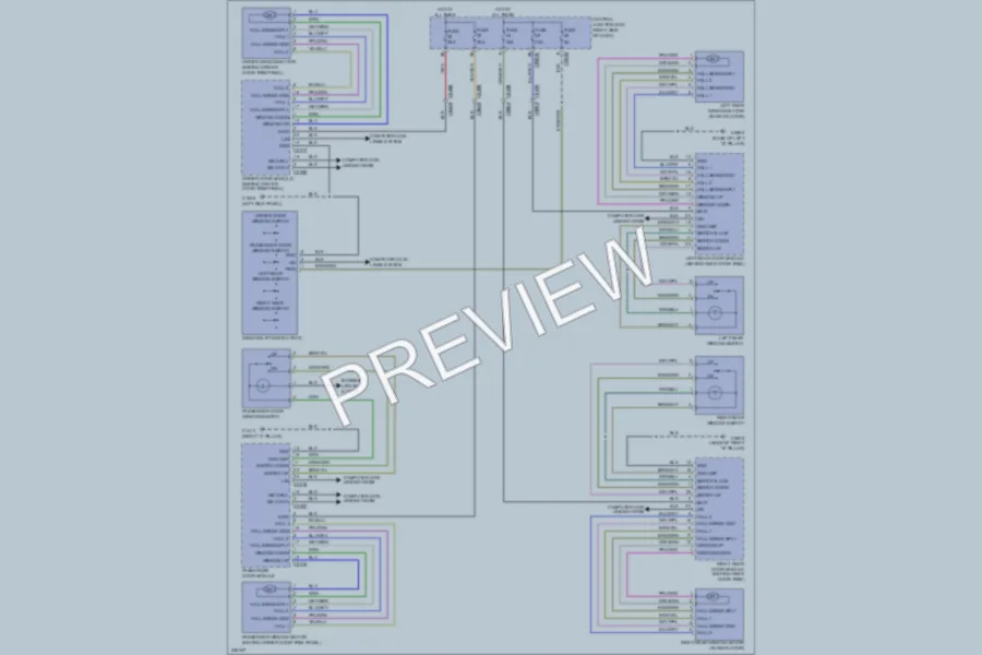 2010 LandRover RangeRoverSport Power Windows wiring diagram preview