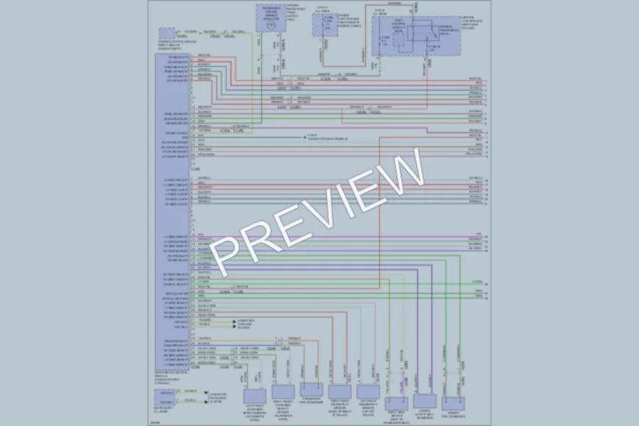 2010 LandRover RangeRoverSport Supplemental Restraints wiring diagram preview
