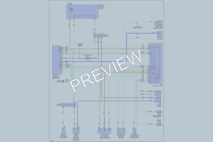 2010 Lexus ES350 Computer Data Lines wiring diagram preview