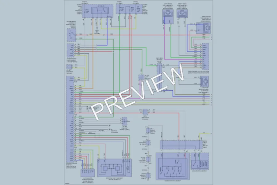 2010 Lexus ES350 Cruise Control wiring diagram preview