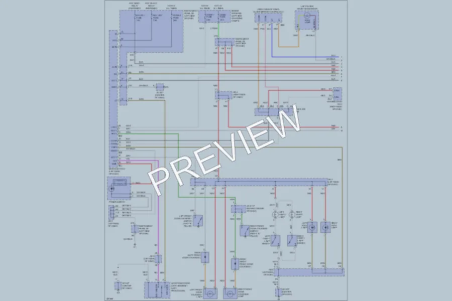 2010 Lexus ES350 Interior Lights wiring diagram preview
