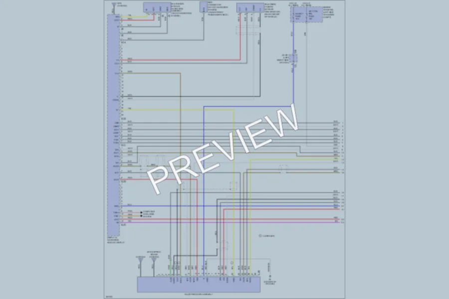 2010 Lexus ES350 Radio wiring diagram preview