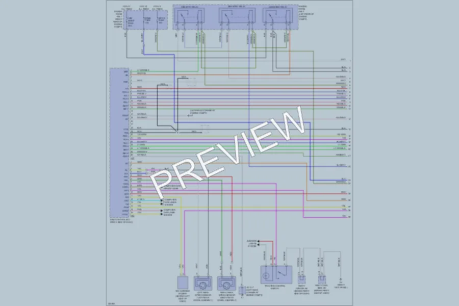 2010 Lexus GS350 Anti Lock Brakes wiring diagram preview