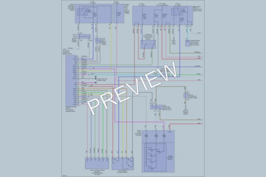 2010 Lexus GS350 Cruise Control wiring diagram preview