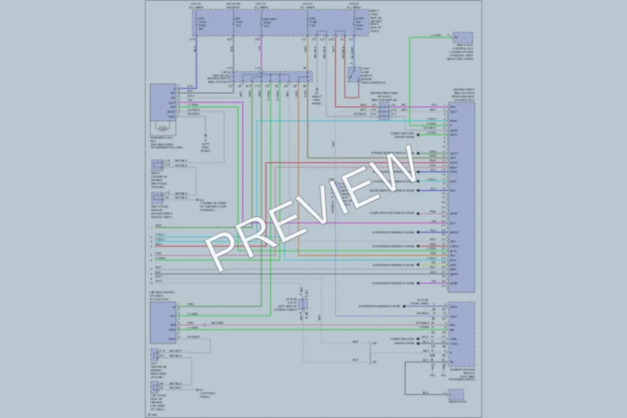 2010 Lexus GS350 Power Door Locks wiring diagram preview