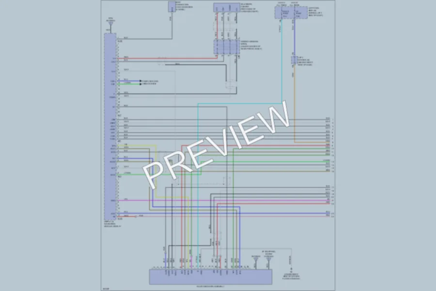 2010 Lexus GS350 Radio wiring diagram preview