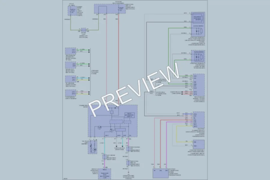 2010 Lexus GS350 Warning Systems wiring diagram preview