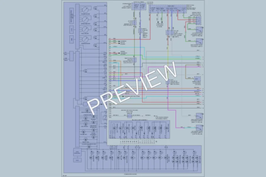 2010 Lexus GS450h Instrument Cluster wiring diagram preview