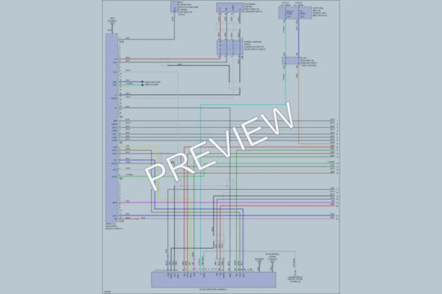 2010 Lexus GS450h Radio wiring diagram preview