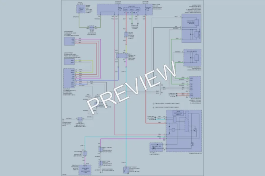 2010 Lexus GS450h Warning Systems wiring diagram preview