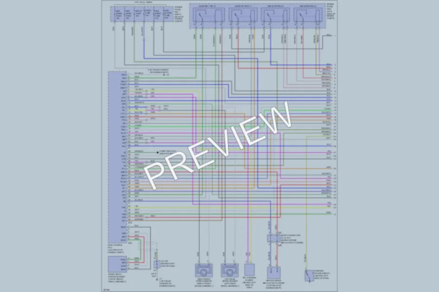 2010 Lexus GS460 Anti Lock Brakes wiring diagram preview