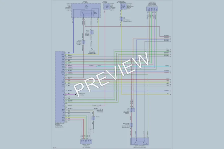 2010 Lexus GS460 Cruise Control wiring diagram preview