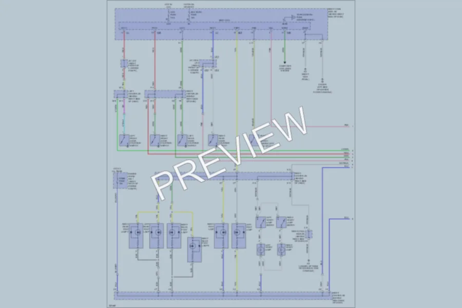 2010 Lexus GS460 Interior Lights wiring diagram preview