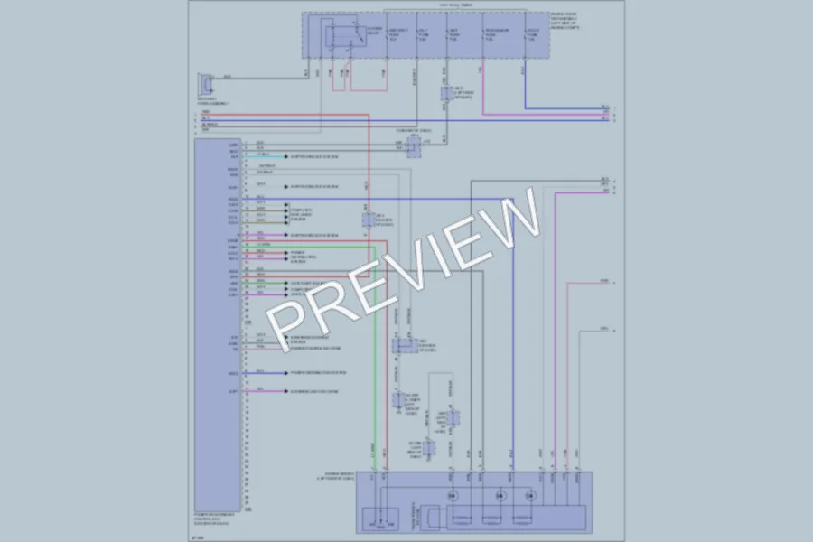 2010 Lexus GX460 Anti Theft wiring diagram preview