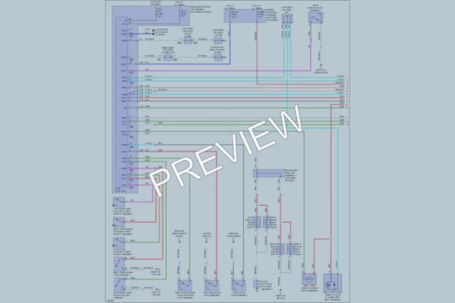 2010 Lexus GX460 Interior Lights wiring diagram preview
