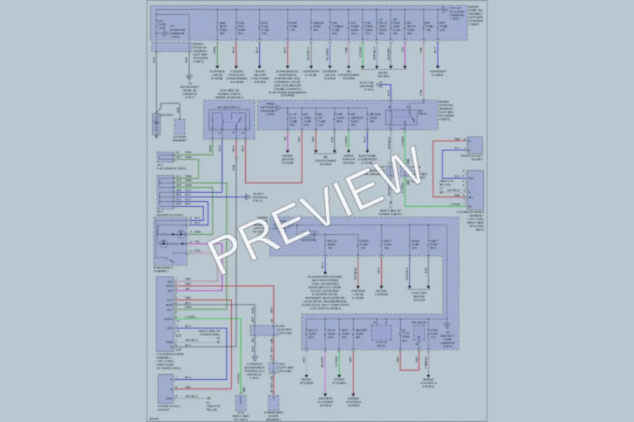 2010 Lexus GX460 Power Distribution wiring diagram preview