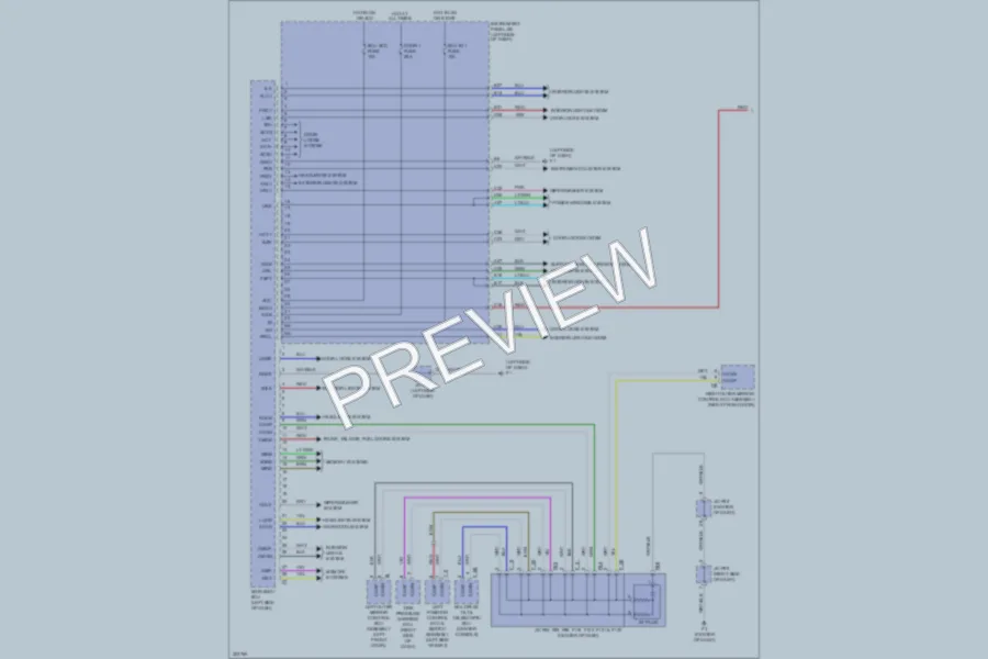 2010 Lexus HS250h Body Control Modules wiring diagram preview