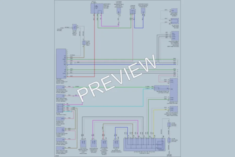 2010 Lexus HS250h Computer Data Lines wiring diagram preview