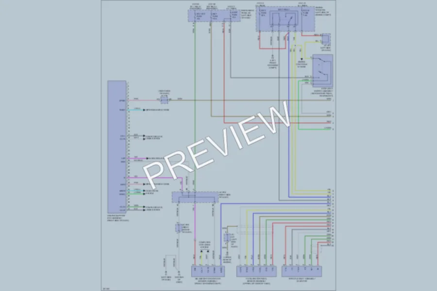2010 Lexus HS250h Cruise Control wiring diagram preview