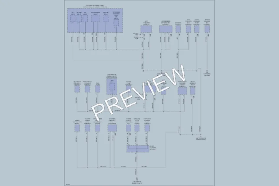 2010 Lexus HS250h Ground Distribution wiring diagram preview