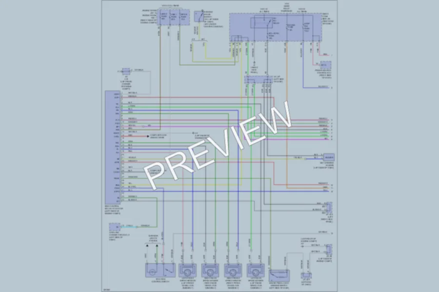 2010 Lexus IS250 Anti Lock Brakes wiring diagram preview