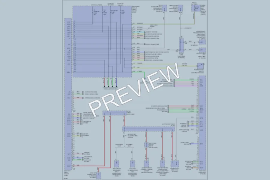 2010 Lexus IS250 Body Control Modules wiring diagram preview