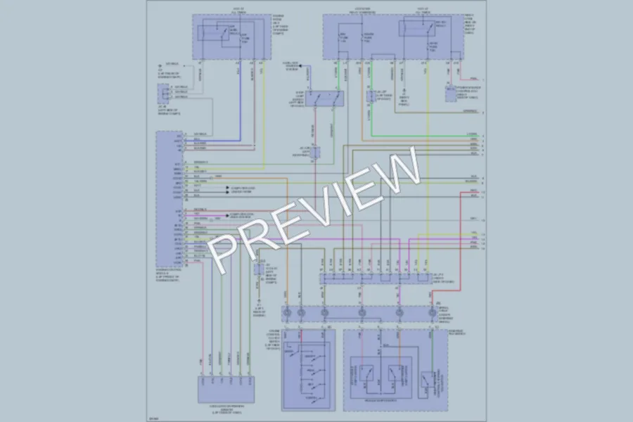 2010 Lexus IS250 Cruise Control wiring diagram preview