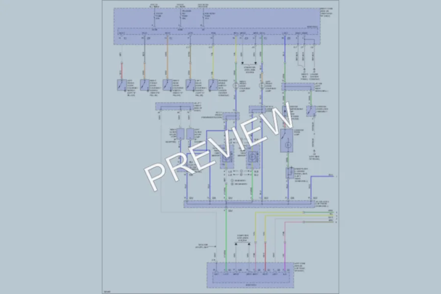 2010 Lexus IS250 Interior Lights wiring diagram preview