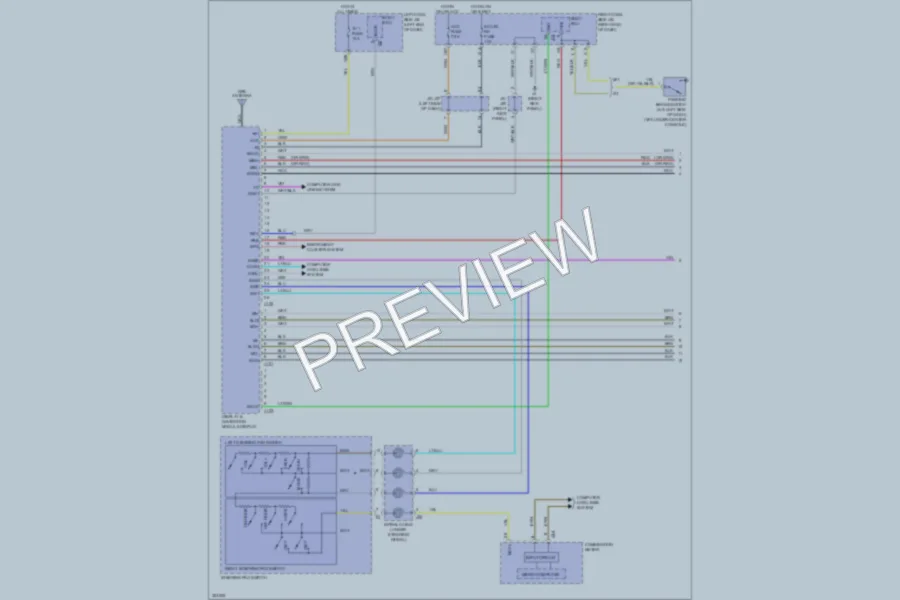 2010 Lexus IS250 Navigation wiring diagram preview