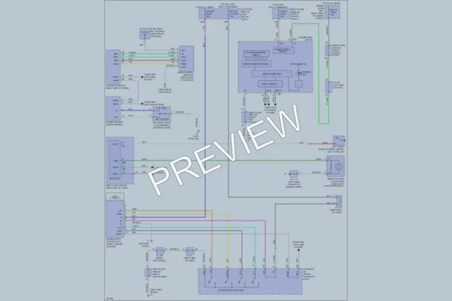 2010 Lexus IS250 Power Top Sunroof wiring diagram preview